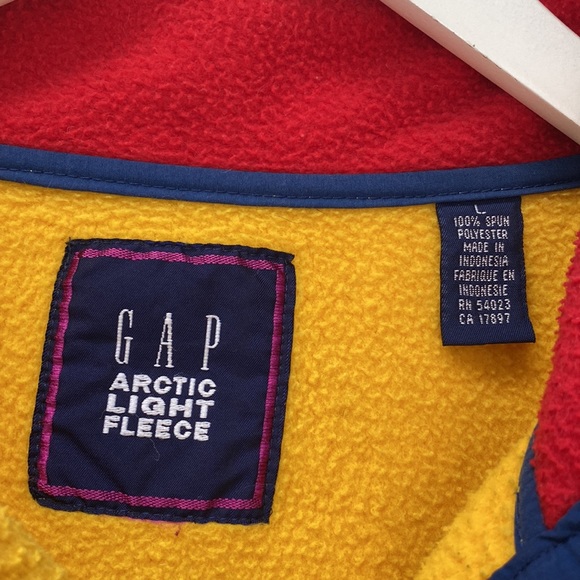 Vintage Gap Arctic Light Fleece Full Zipper Two Pockets Men's Jacket Size Large - Picture 3 of 10